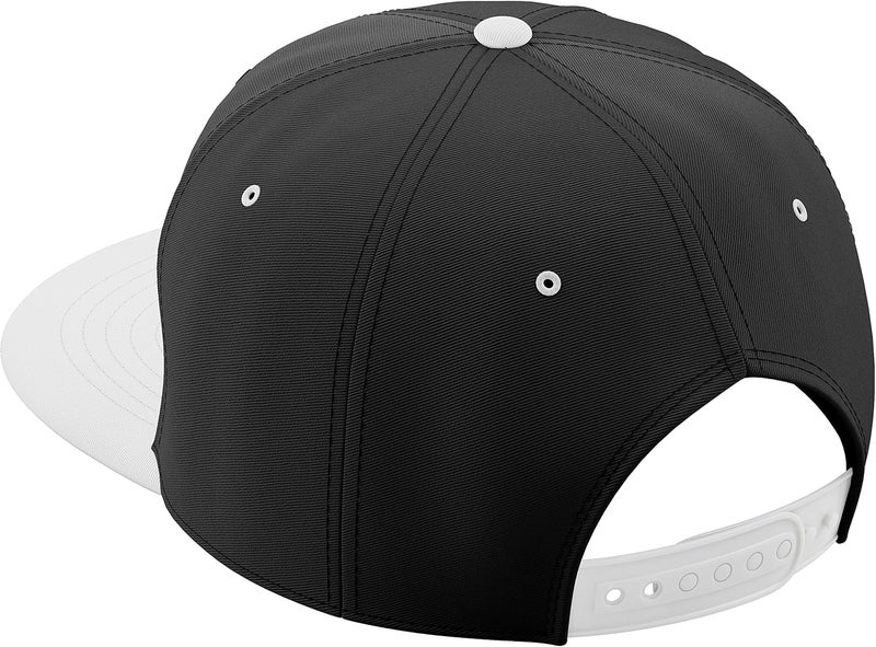 Daxton Store Classic Blank Snapback Flat Bill Visor Hat Cap One Size Adjustable Back - Image 3